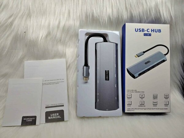 Hub USB-C 12 en 1