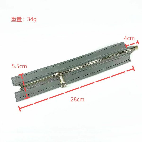 Fermetures Éclair en Cuir Colorées