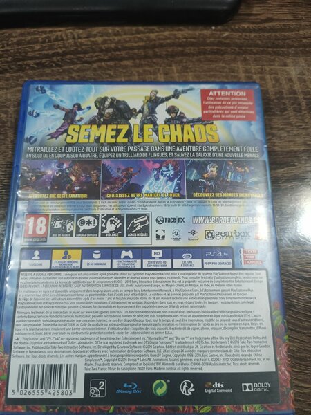 Borderlands 3 pour PS4