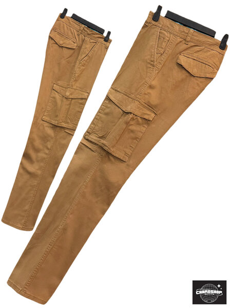 Pantalon cargo marron homme