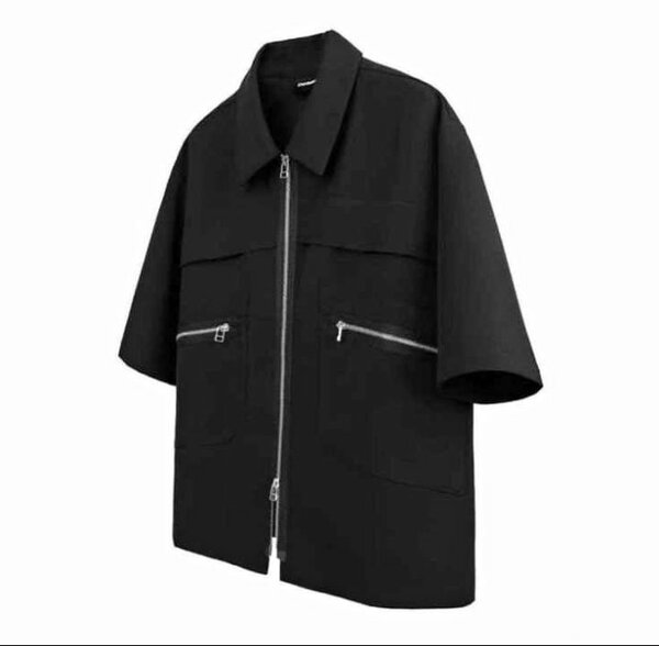 Veste à manches courtes noire