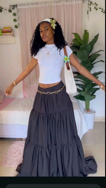 Jupe longue bohème élégante