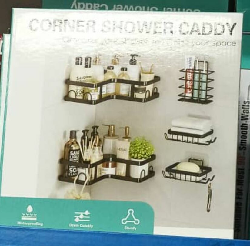 Étagères d'angle de douche robustes