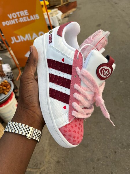 Chaussures Adidas Superstar Femme Rose