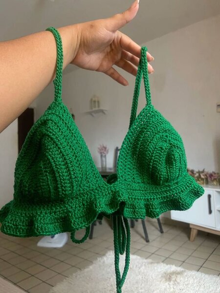 Brassière crochet bohème