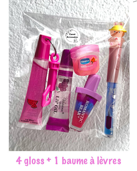 Kit Glosses et Baume à Lèvres