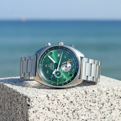 Montre Chronographe Verte