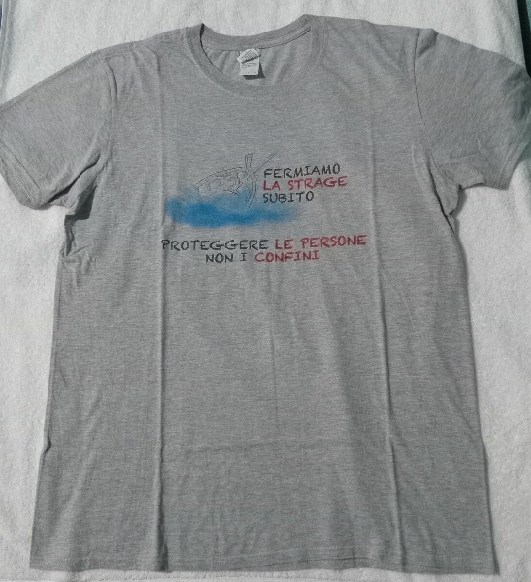 T-shirt en coton friperie