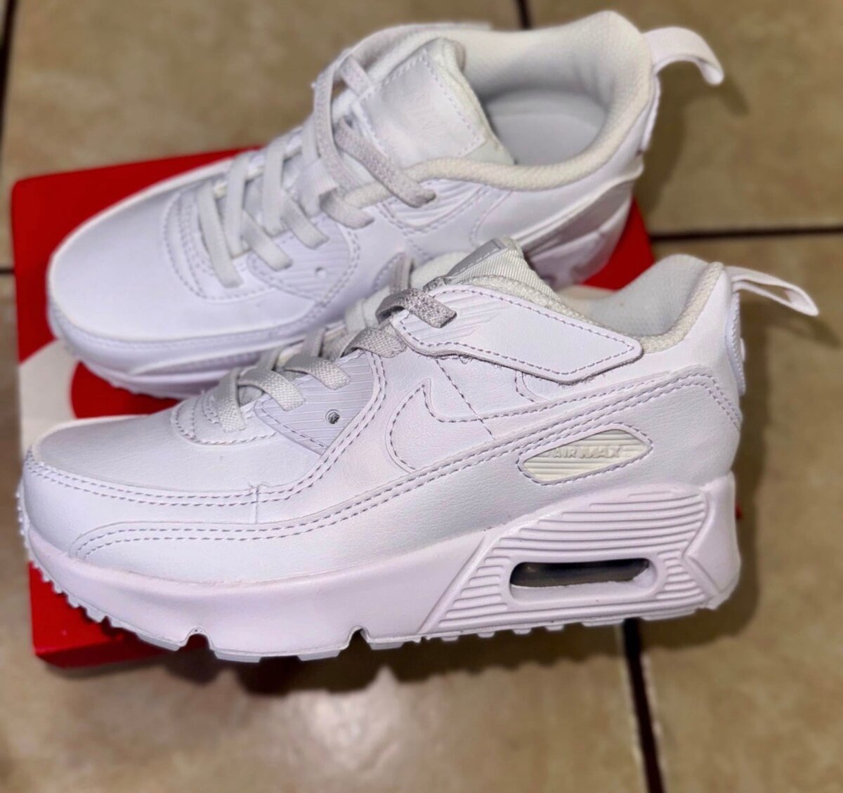 Nike Air Max 90 bébé blanc