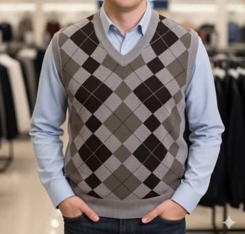 Men's Argyle Sweater Vest