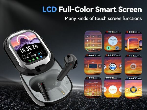 Écouteurs Tactiles Écran LCD