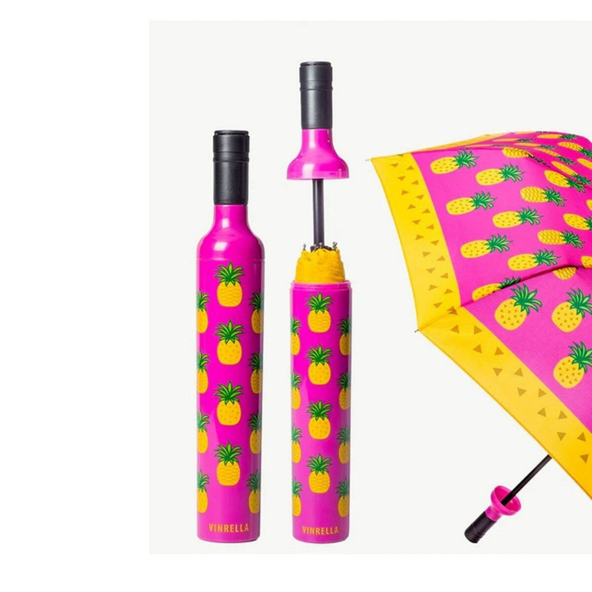 Parapluie bouteille pliable coloré