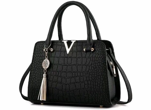 Sac à main en cuir texturé