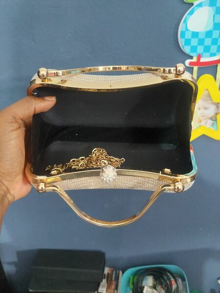 Sac à main pailleté chic Or