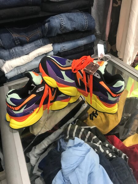 Baskets colorées tendance