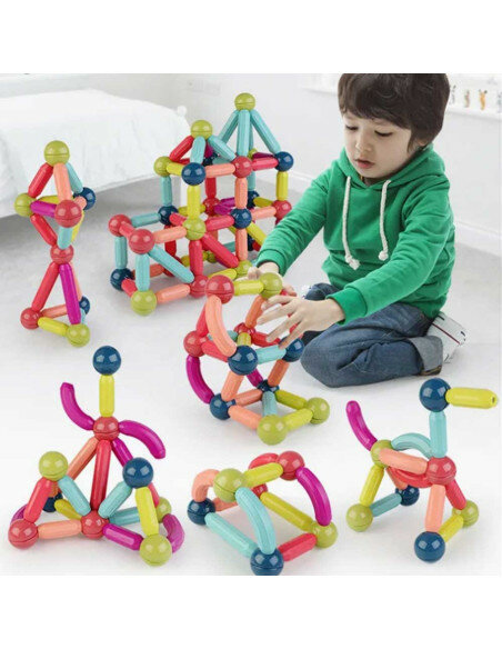 Jeu de construction magnétique