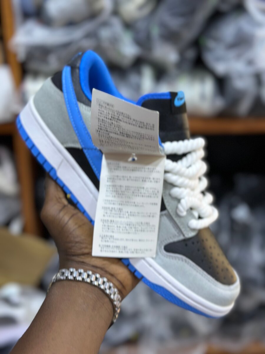 Baskets tendance en cuir mixte