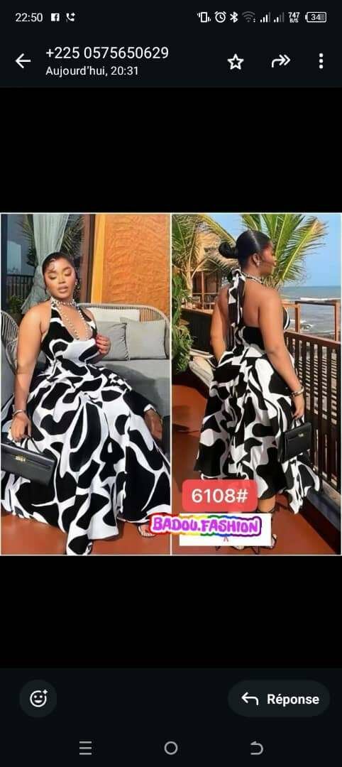 Robe d'été élégante