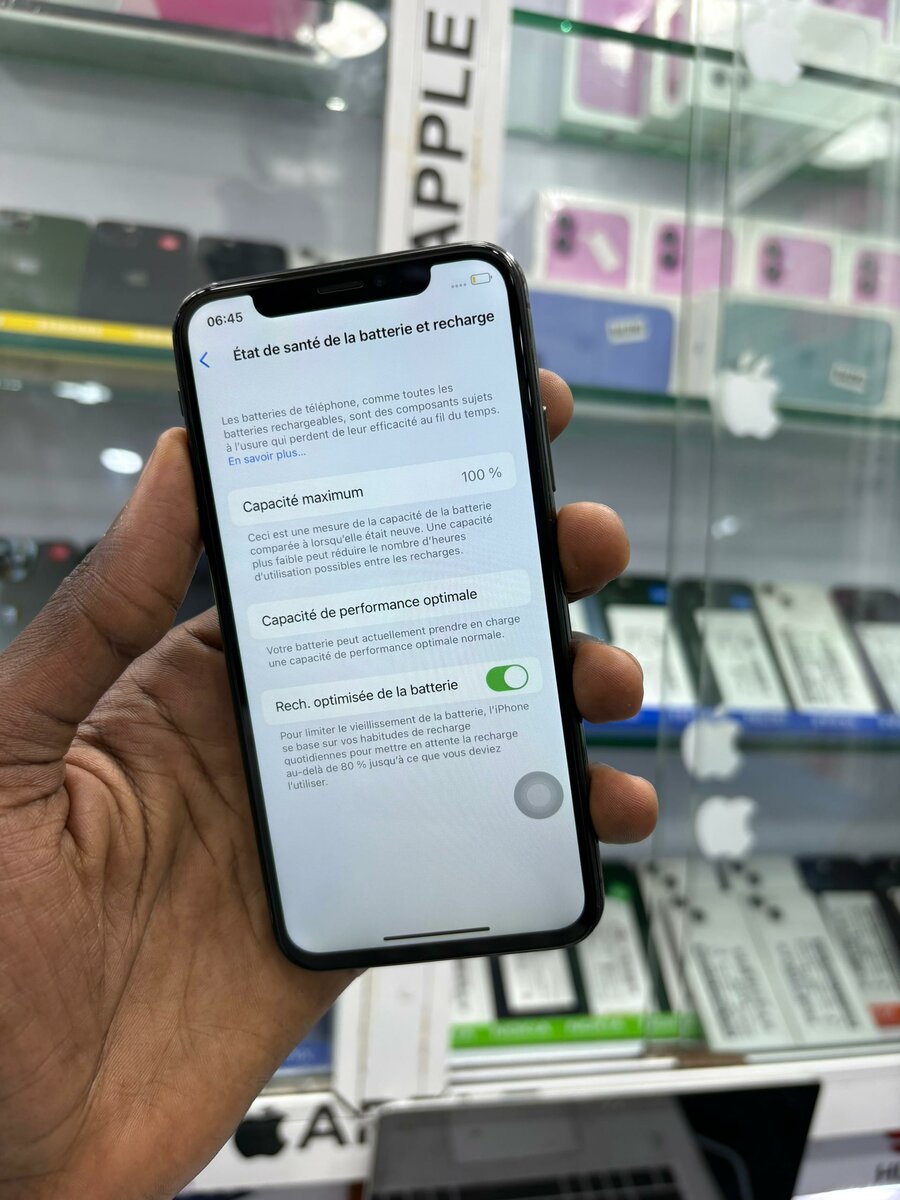 iPhone X en excellent état