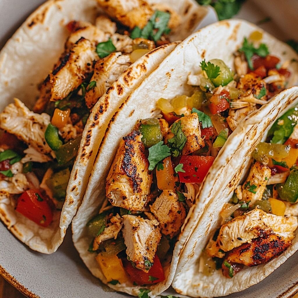 Délicieux Tacos au Poulet