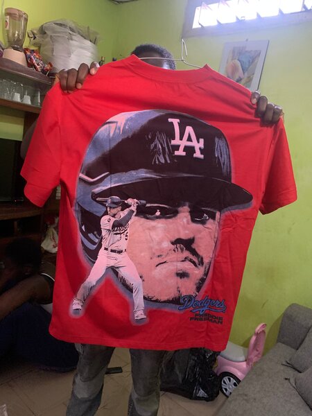 T-shirt baseball imprimé