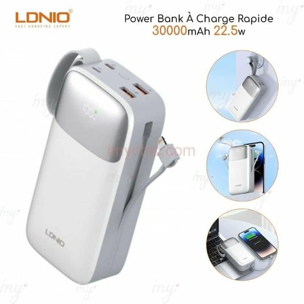 Batterie Externe Rapide 30000mAh