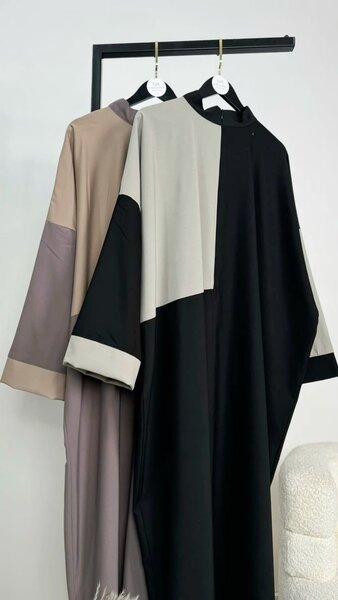 Abaya élégante en tissu léger