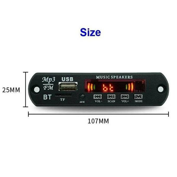 Module Amplificateur Bluetooth USB FM