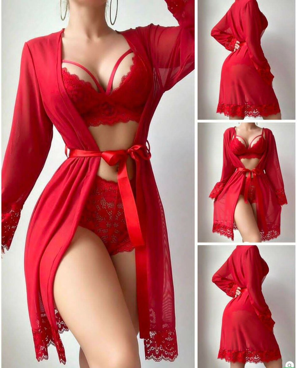 Robe nuisette sexy en dentelle