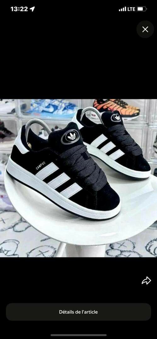 Baskets noires classiques