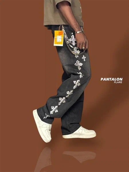 Pantalon flare tendance