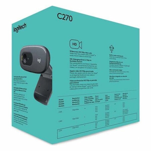 Webcam HD 720p Logitech C270