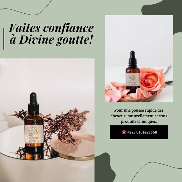 Huile Divine Goutte Cheveux