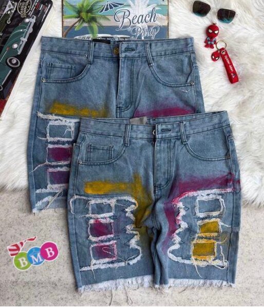 Shorts en jean déchirés