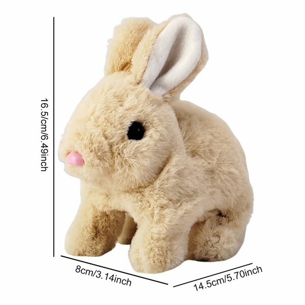 Peluche Lapin qui marche