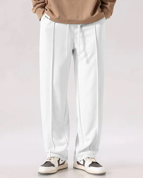 Pantalon blanc décontracté