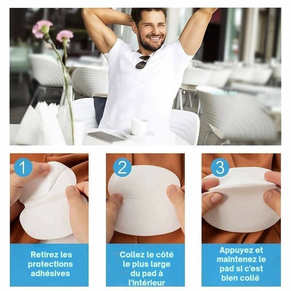 Coussinets anti-transpirant