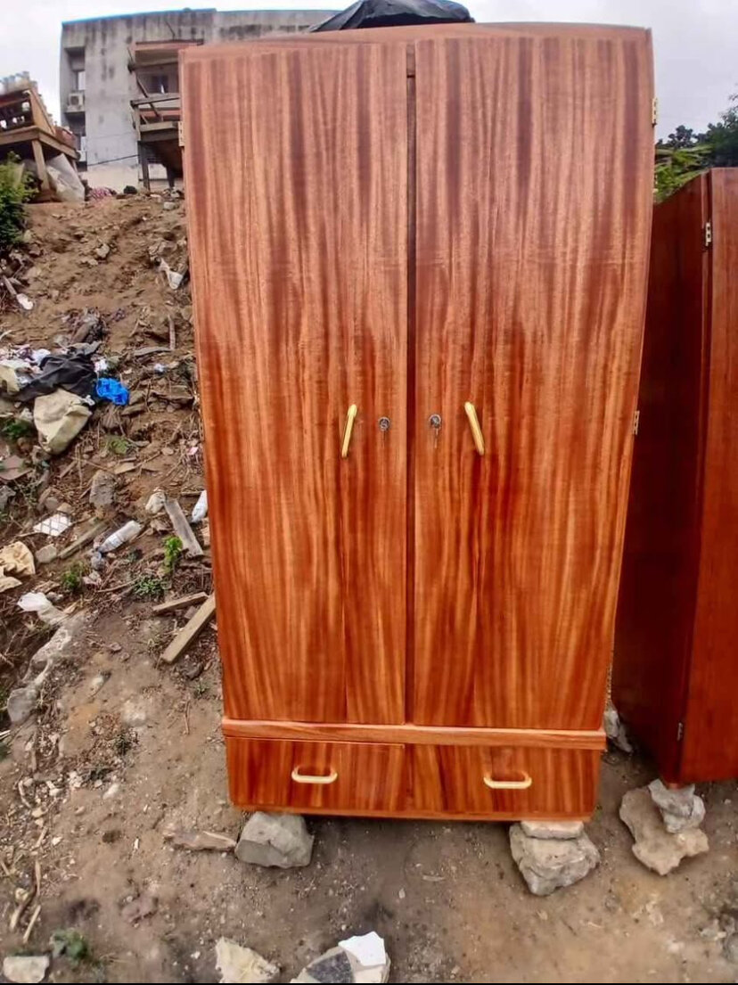 Armoire en bois 2 portes