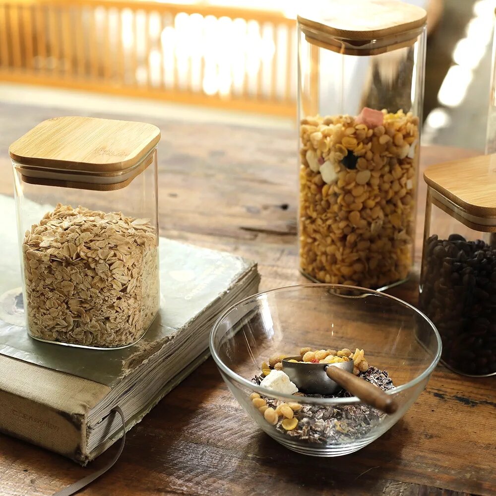 Contenants hermétiques en verre