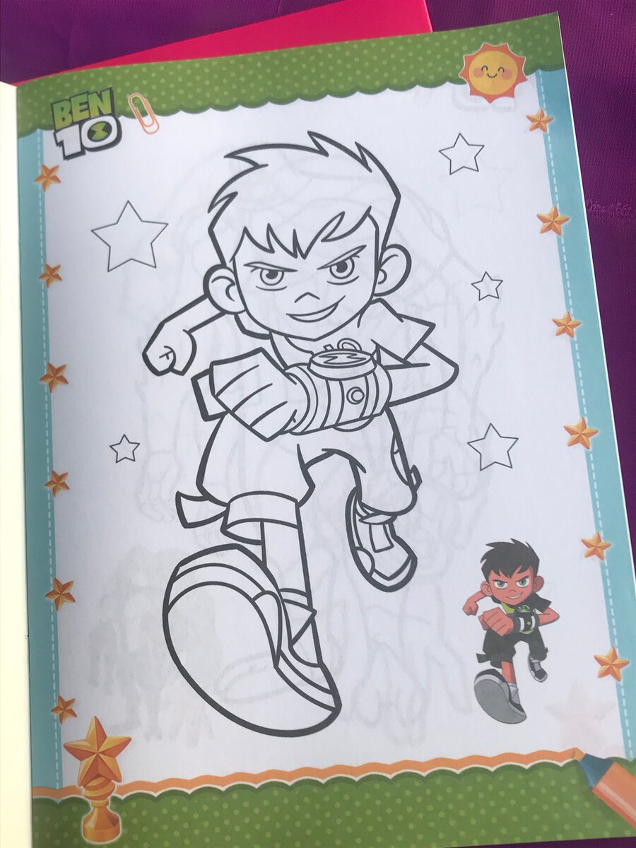 Livre de Coloriage Ben 10