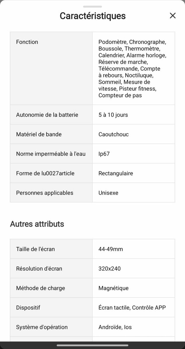 Montre Connectée C20Pro