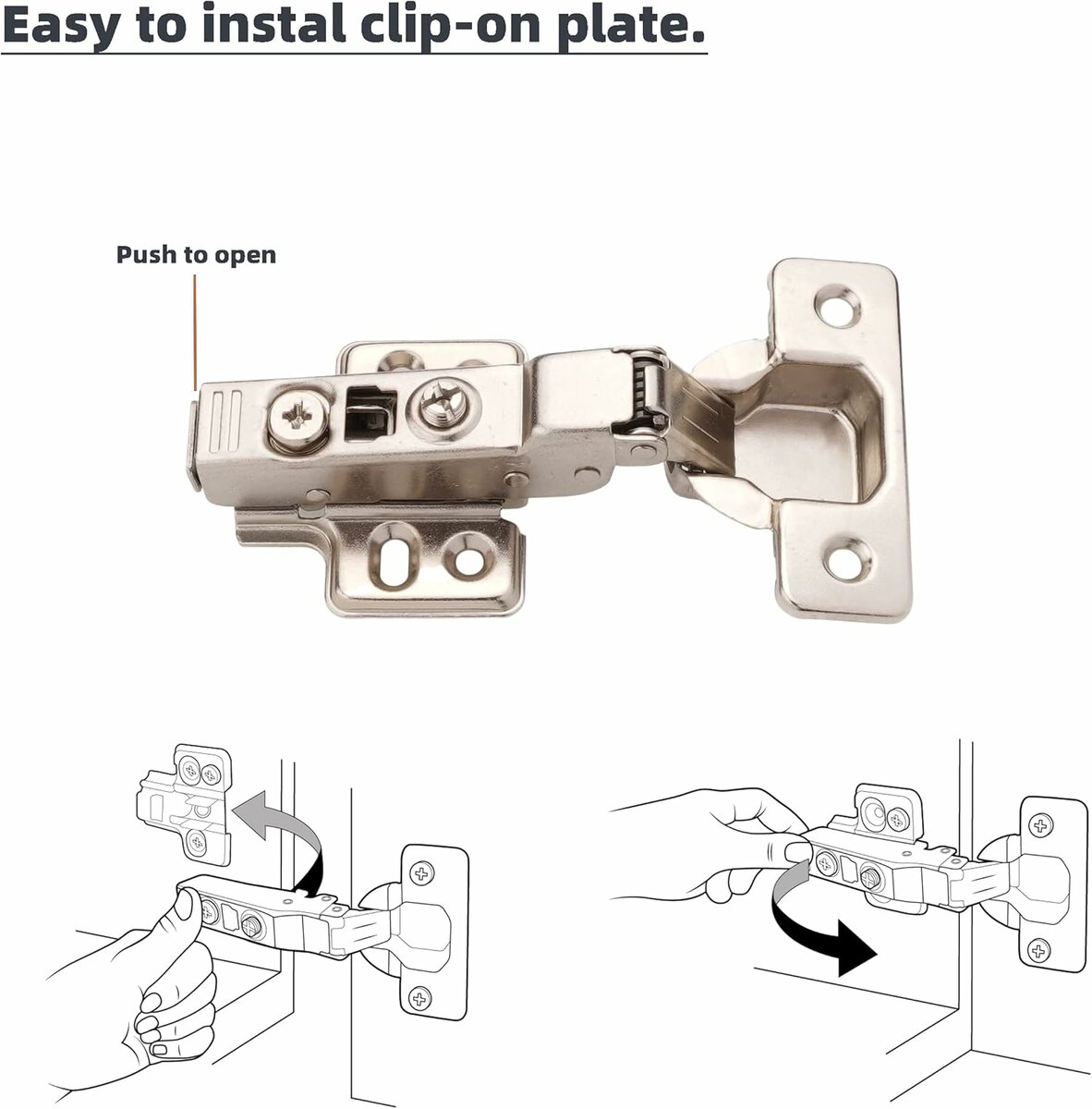 Charnières à fermeture douce