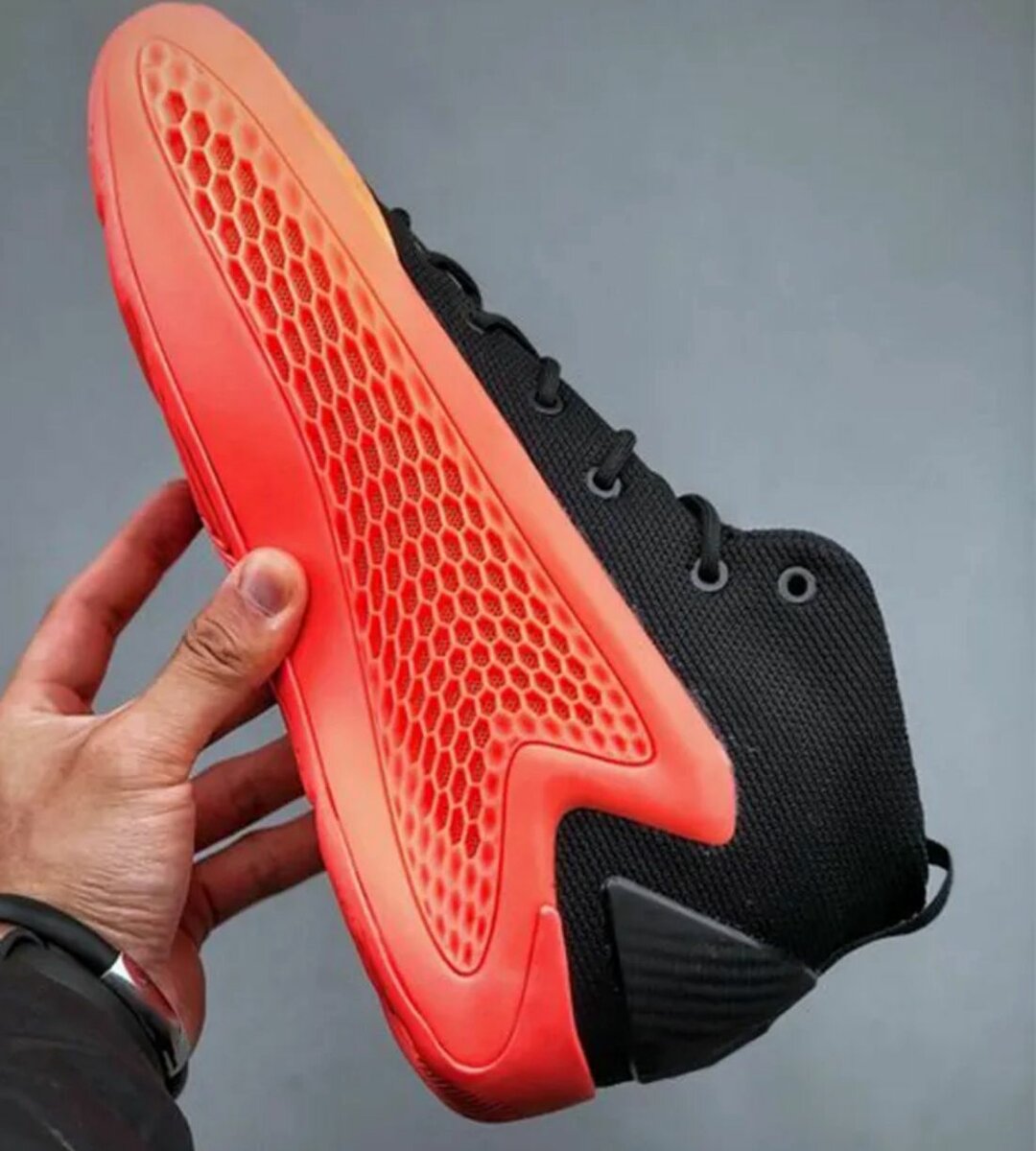 Baskets Homme Sport Noir Rouge