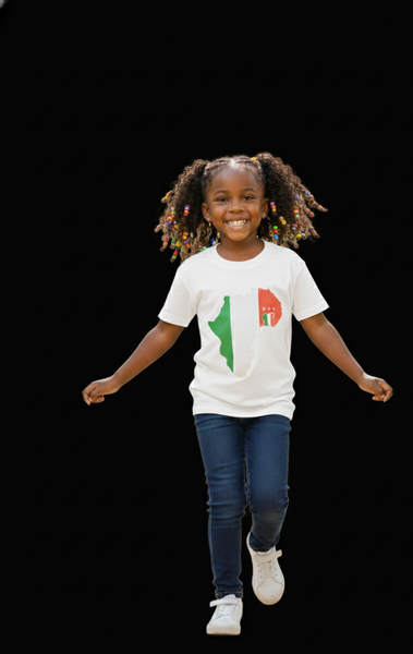 T-shirt enfant Afrique couleur