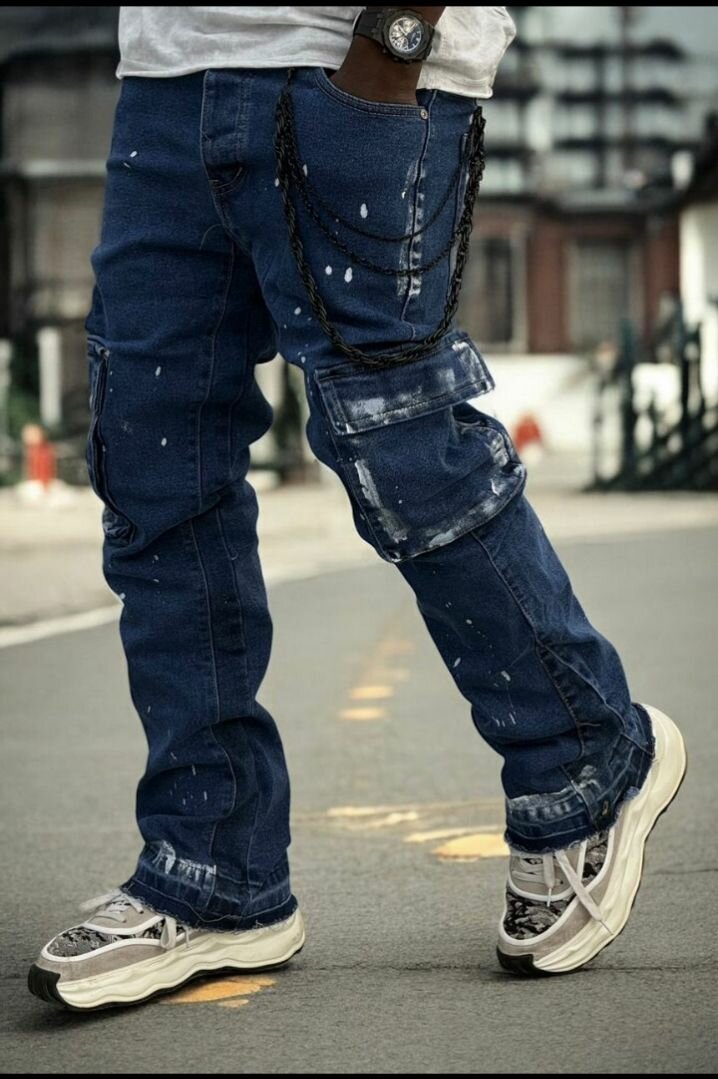Jean cargo streetwear