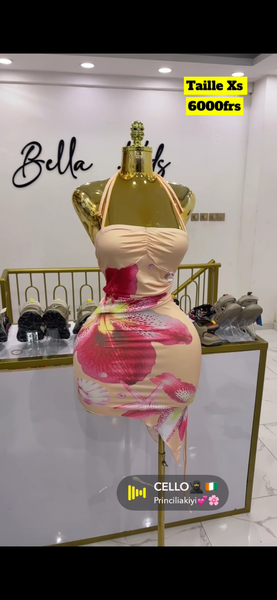 Robe Été Femme Fleurs XS