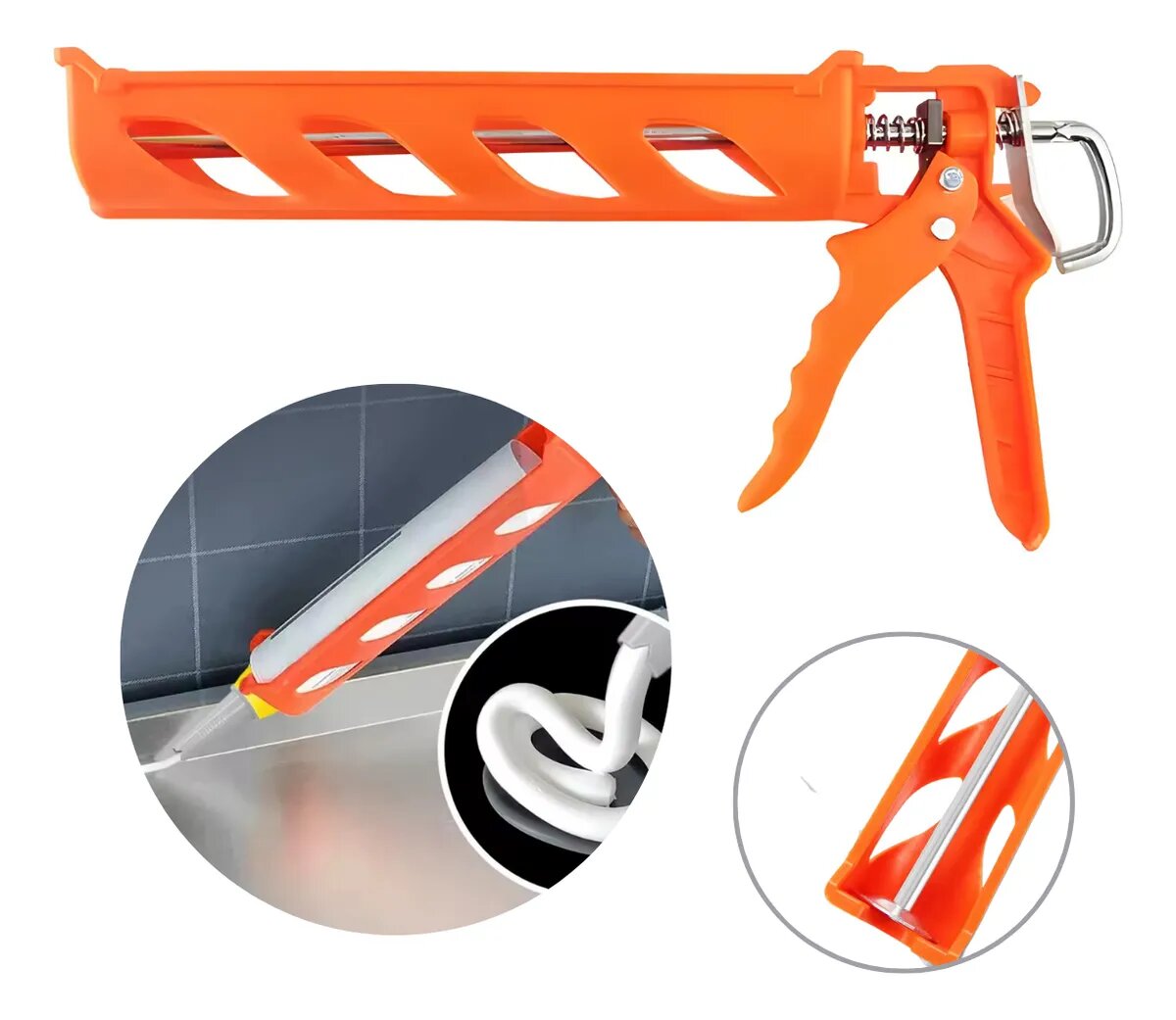 Pistolet à mastic robuste