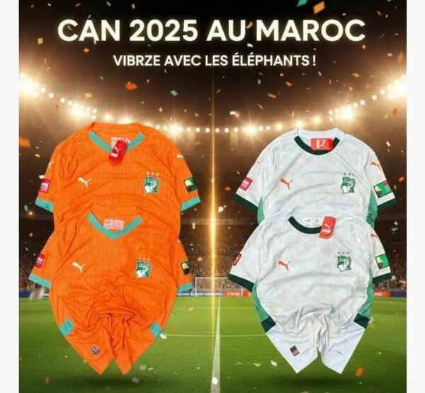 Maillot Éléphants Côte d'Ivoire