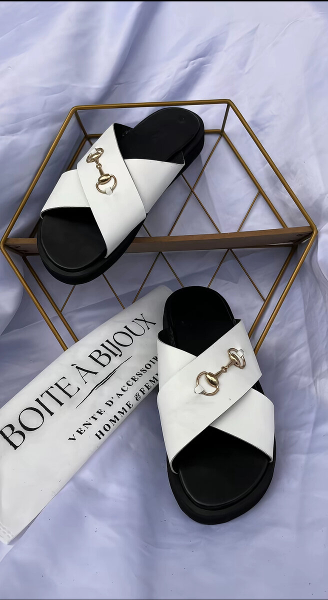 Sandales en cuir pour homme