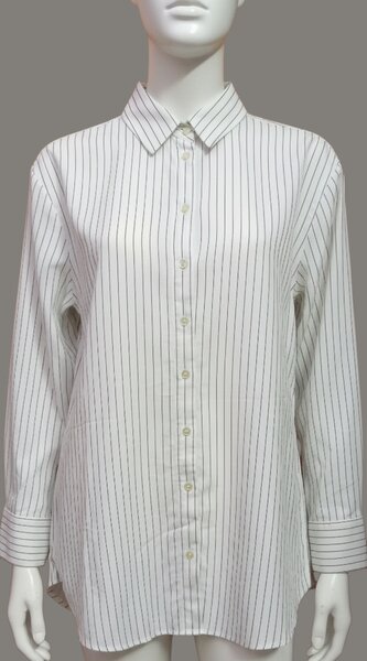 Striped Button-Up Shirt